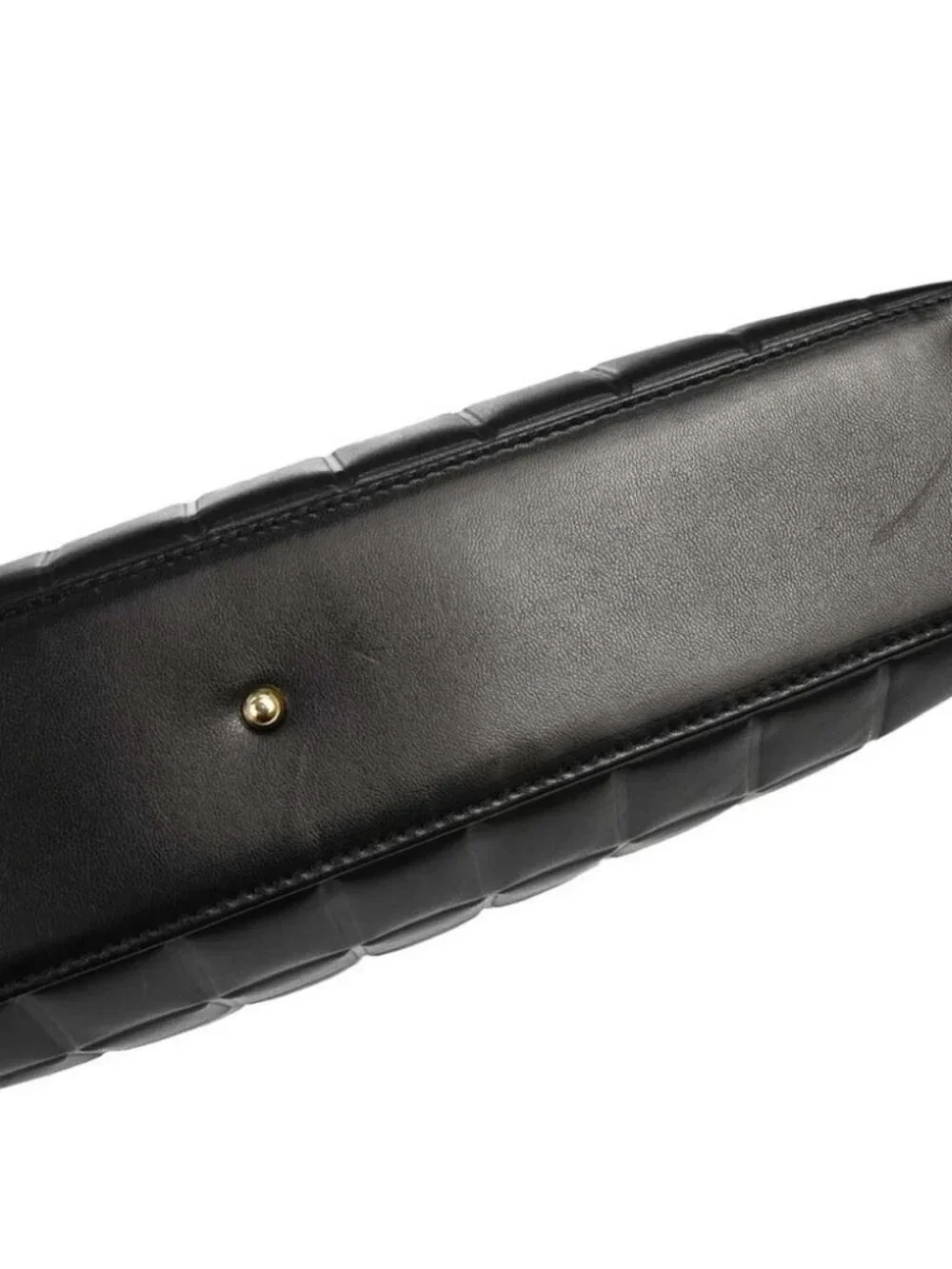 Chanel Black Lambskin Choco Bar Tote Handbag